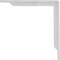 Ekena Millwork Stockport Steel Bracket, Hammered White 2"W x 14"D x 14"H BKTM02X14X14STHWH - alternate 5